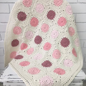 Pretty in Pink Crochet Blanket Pattern