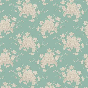 Tilda Sunday Brunch White Flower Teal 25cm (PRE ORDER)