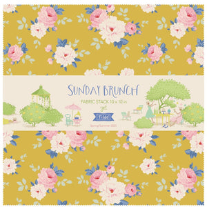 Tilda Sunday Brunch 10" Fabric Stack (PRE ORDER)