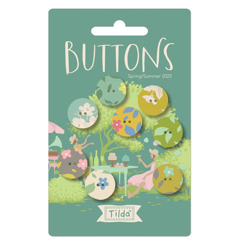 Tilda Sunday Brunch 16mm Buttons (PRE ORDER)