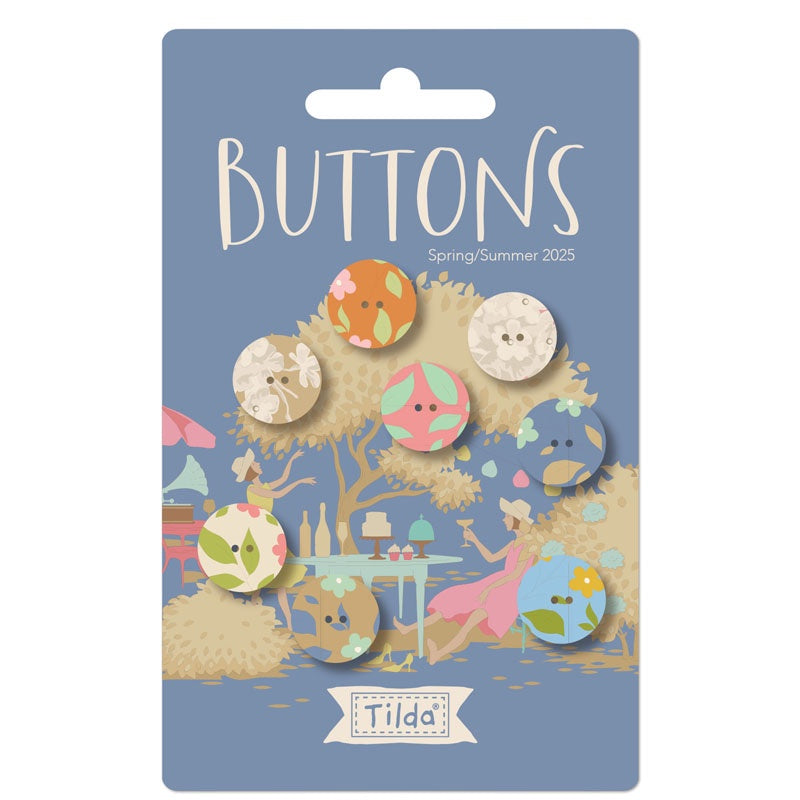 Tilda Sunday Brunch 14mm Buttons (PRE ORDER)