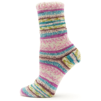 Fiddlesticks Jester Sock Yarn - Pink/Aqua