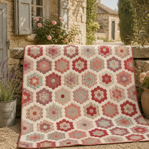 French General Fleur de Paris Secret Garden Pre-Cut Kit - Pearl