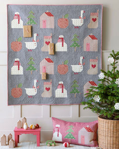 Christmas Calendar Quilt Kit with Backing Fabric & Buttons (PRE ORDER)