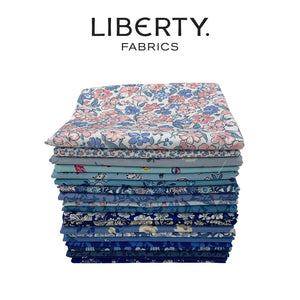 Liberty Curated 20pce Fat Eighth Bundle - Blues