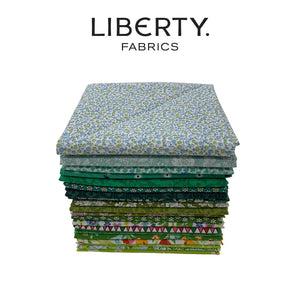 Liberty Curated 20pce Fat Eighth Bundle - Greens