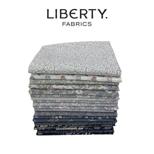 Liberty Curated 20pce Fat Eighth Bundle - Greys