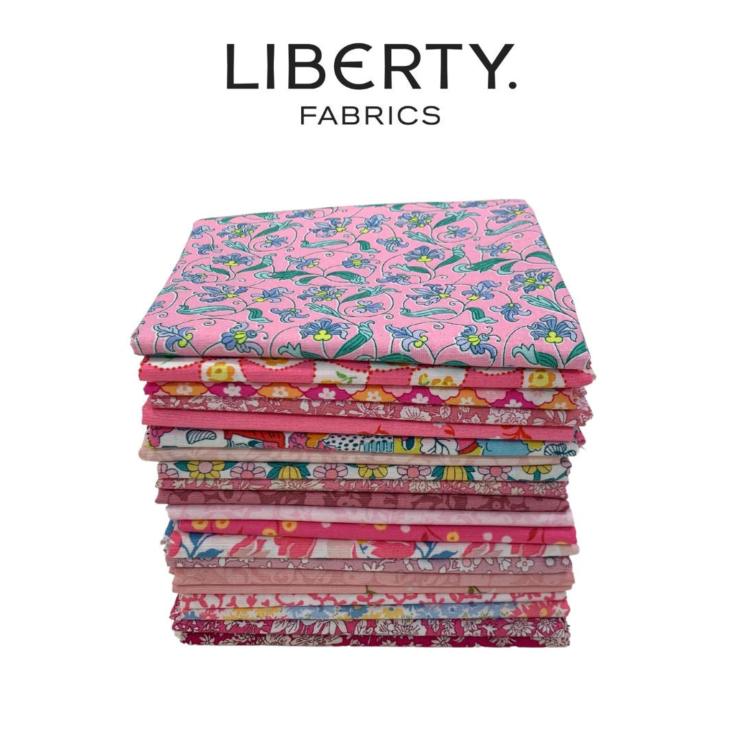 Liberty Curated 20pce Fat Eighth Bundle - Pinks