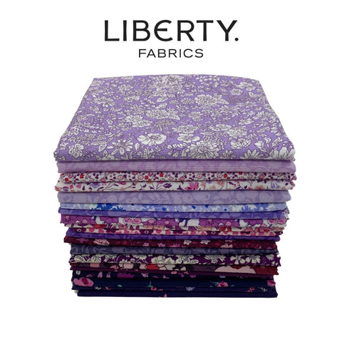 Liberty Curated 20pce Fat Eighth Bundle - Purples