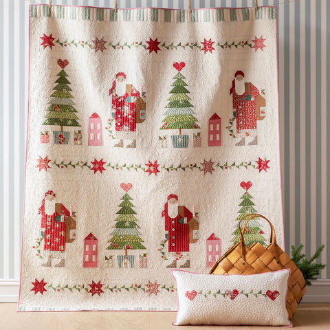 Dear Santa Quilt Kit - Putty White (Pre-Order for Sept 1st Shipping)