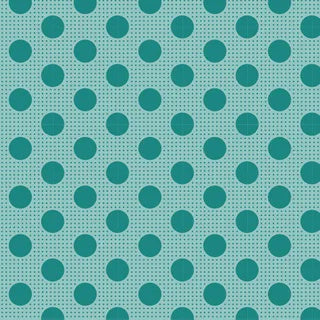 Tilda Medium Dots Dark Teal - 25cm