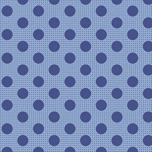 Tilda Medium Dots Denim Blue - 25cm