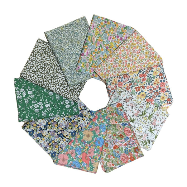 Liberty Tana Lawn 10pc Fat Quarter Box - Garden Walk