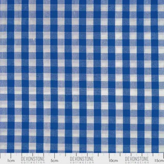 Devonstone 1/4" Gingham 25cm - Blue DV2906