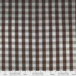 Devonstone 1/4" Gingham 25cm - Charcoal DV2911