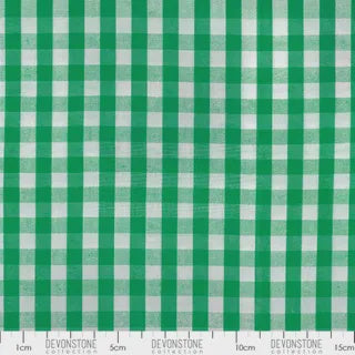 Devonstone 1/4" Gingham 25cm - Green DV2909