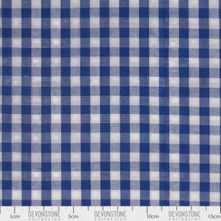 Devonstone 1/4" Gingham 25cm - Navy DV2915