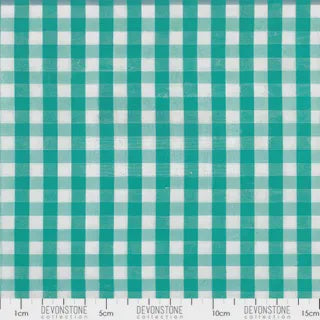 Devonstone 1/4" Gingham 25cm - Teal DV2904