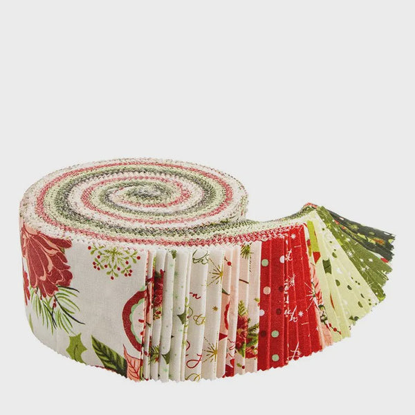 Riley Blake Glisten 40pc Rolie Polie (SAVE 60% - 3 ONLY)