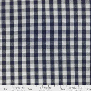 Devonstone 1/4" Gingham 25cm - Dark Navy DV2913