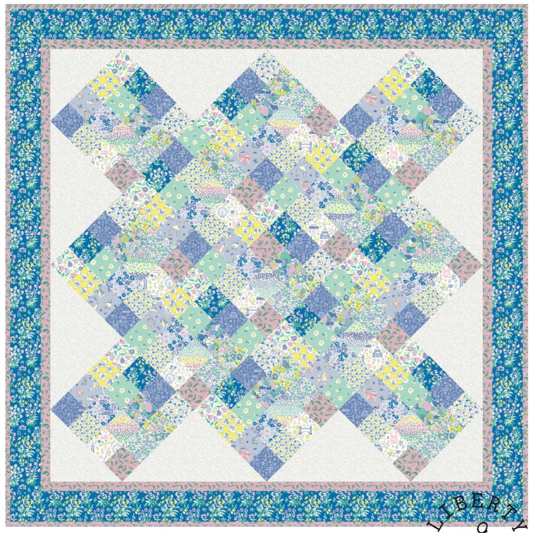 Liberty Pastel Picnic Quilt Kit