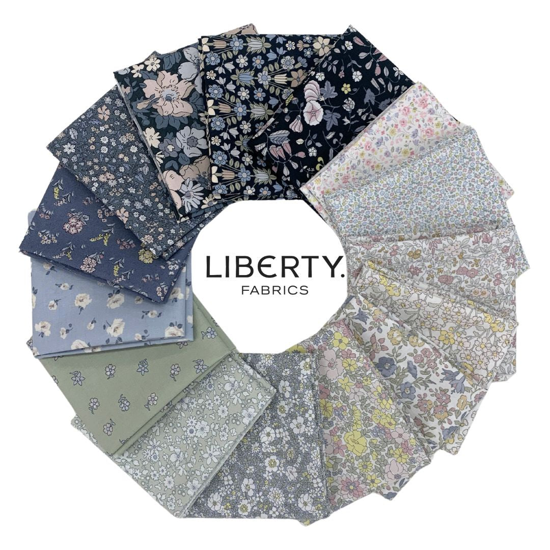 Liberty Flower Show Pebble 15pce Fat Quarter Bundle