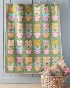 Potted Flowers Quilt Kit with Backing Fabric (PRE ORDER)