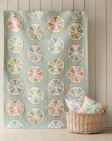 Spiked Lemonade Quilt Kit - Sage (PRE-ORDER)