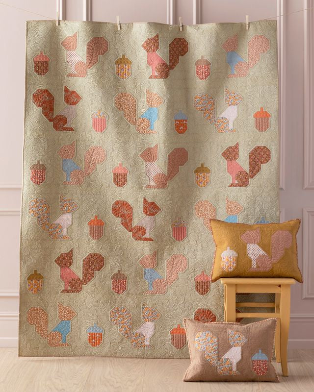 Squirrel Quilt Kit - (PRE ORDER)