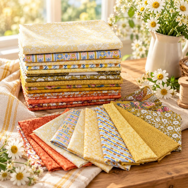 Liberty Curated 15pc Fat 1/4 Bundle - Sunburst