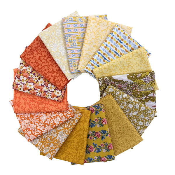 Liberty Curated 15pc Fat 1/4 Bundle - Sunburst