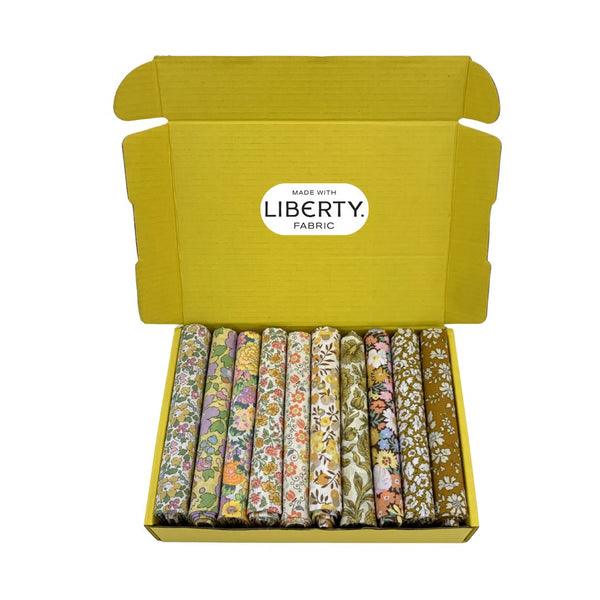 Liberty Tana Lawn 10pc Fat Quarter Box - Sunshine