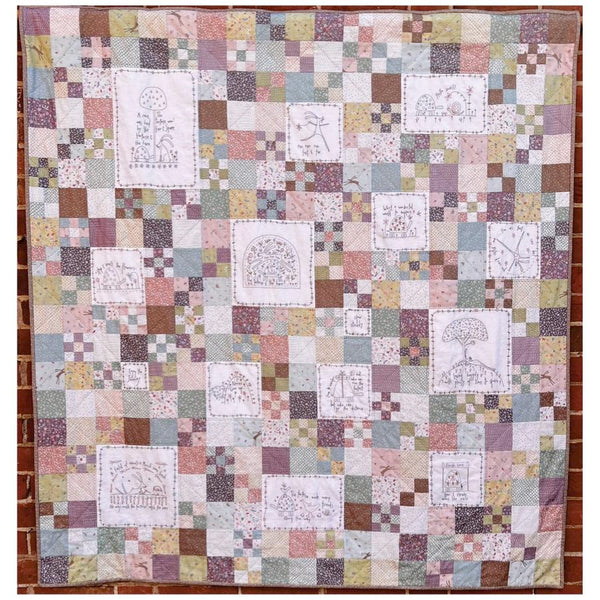 Anni Downs Slow & Steady Quilt Kit with Stitchery Panel