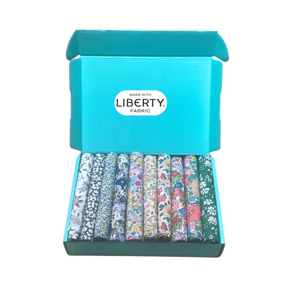 Liberty Tana Lawn 10pc Fat Quarter Box - Garden Walk