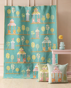 Walk in the Park Quilt Kit - Aqua Chambray (PRE-ORDER)