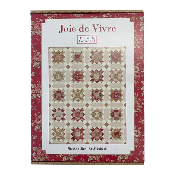 French General Joie De Vivre Wishy Washi Boxed Quilt Kit (ONLY 2 REMAINING)