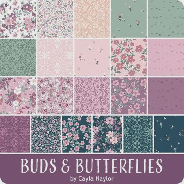 Buds & Butterflies 22pc Half Metre Bundle (HALF PRICE - LAST ONE)