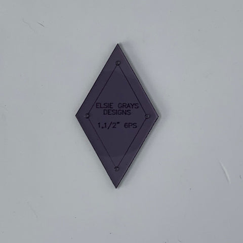 1,1/2" Six Pointed Star Template