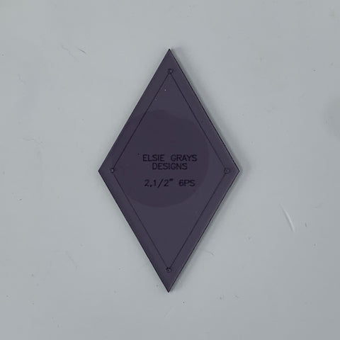 2,1/2" Six Pointed Star Template
