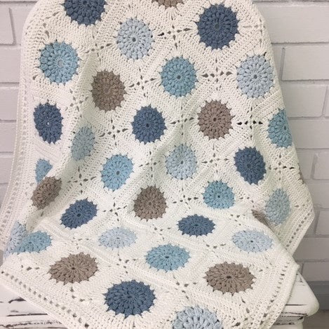 Bonnie Blue Crochet Blanket Pattern