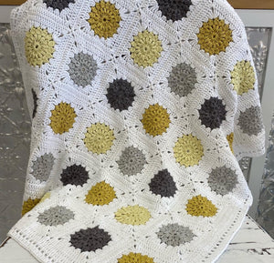 Mello Yellow Crochet Blanket Kit