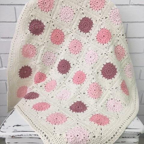 Pretty in Pink Crochet Blanket Pattern