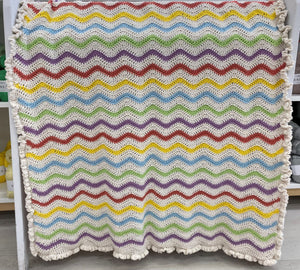 Rainbow Coast Cotton Throw Kit